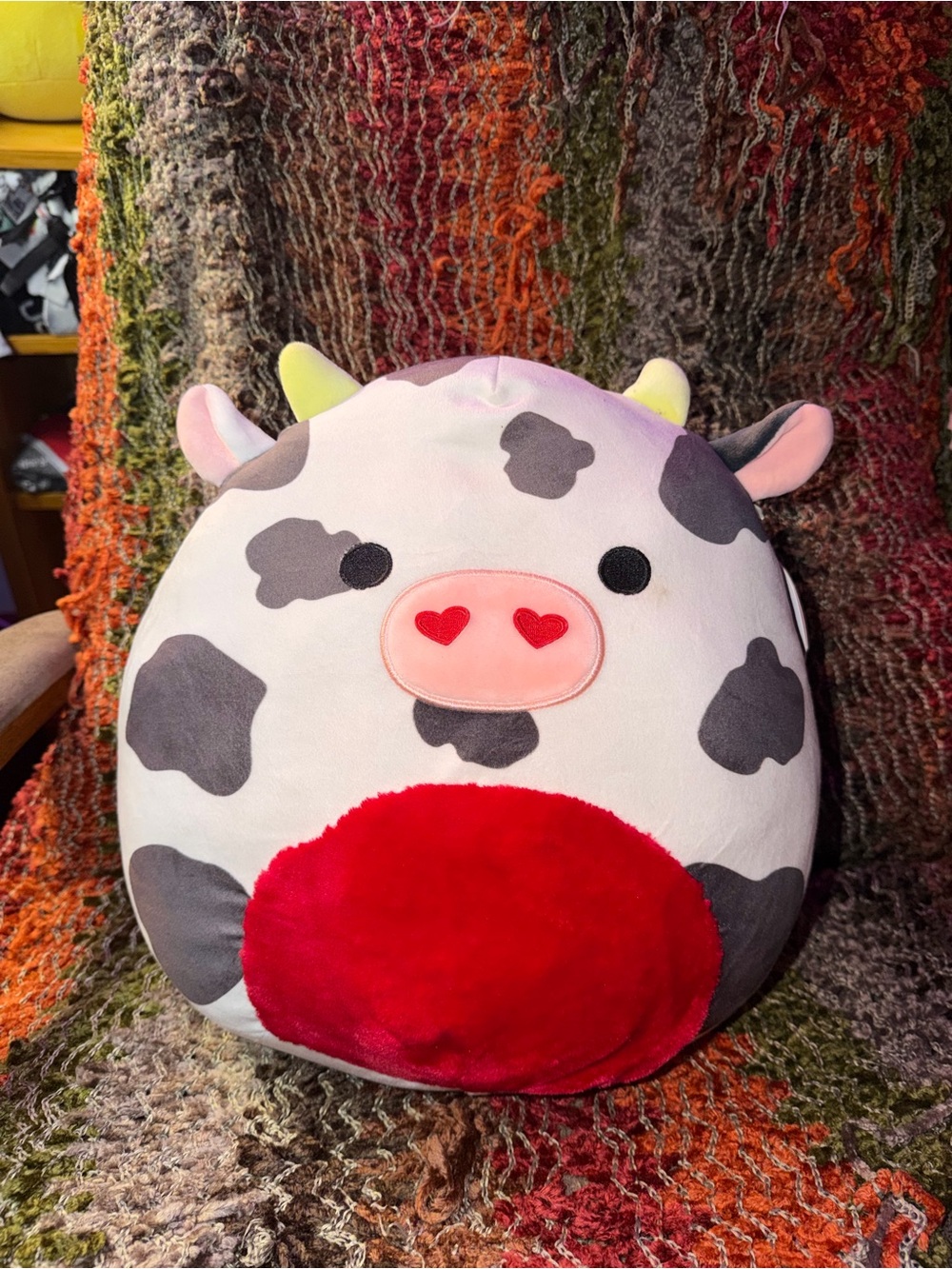Squishmallows Cow Accent Pillow - CUSTOM